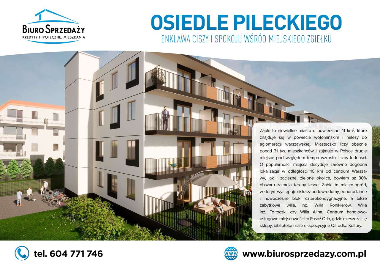 3 POKOJE Z BALKONEM - GOTOWE DO WYKOŃCZENIA - Widok 6