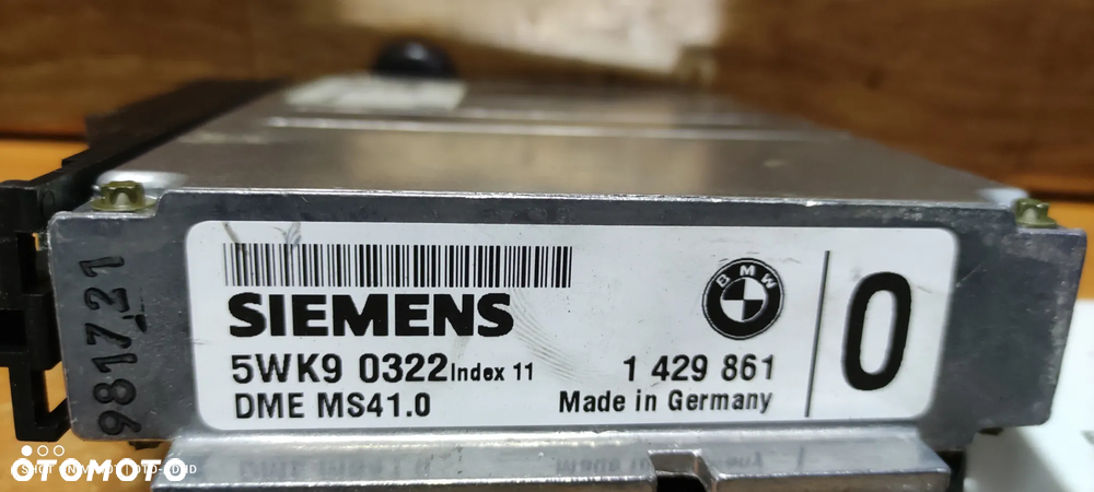 Zestaw startowy sterownik silnika ews stacyjka kluczyk BMW e39 2,0 2,5 2,8 m52 1429861 ms41 - 2