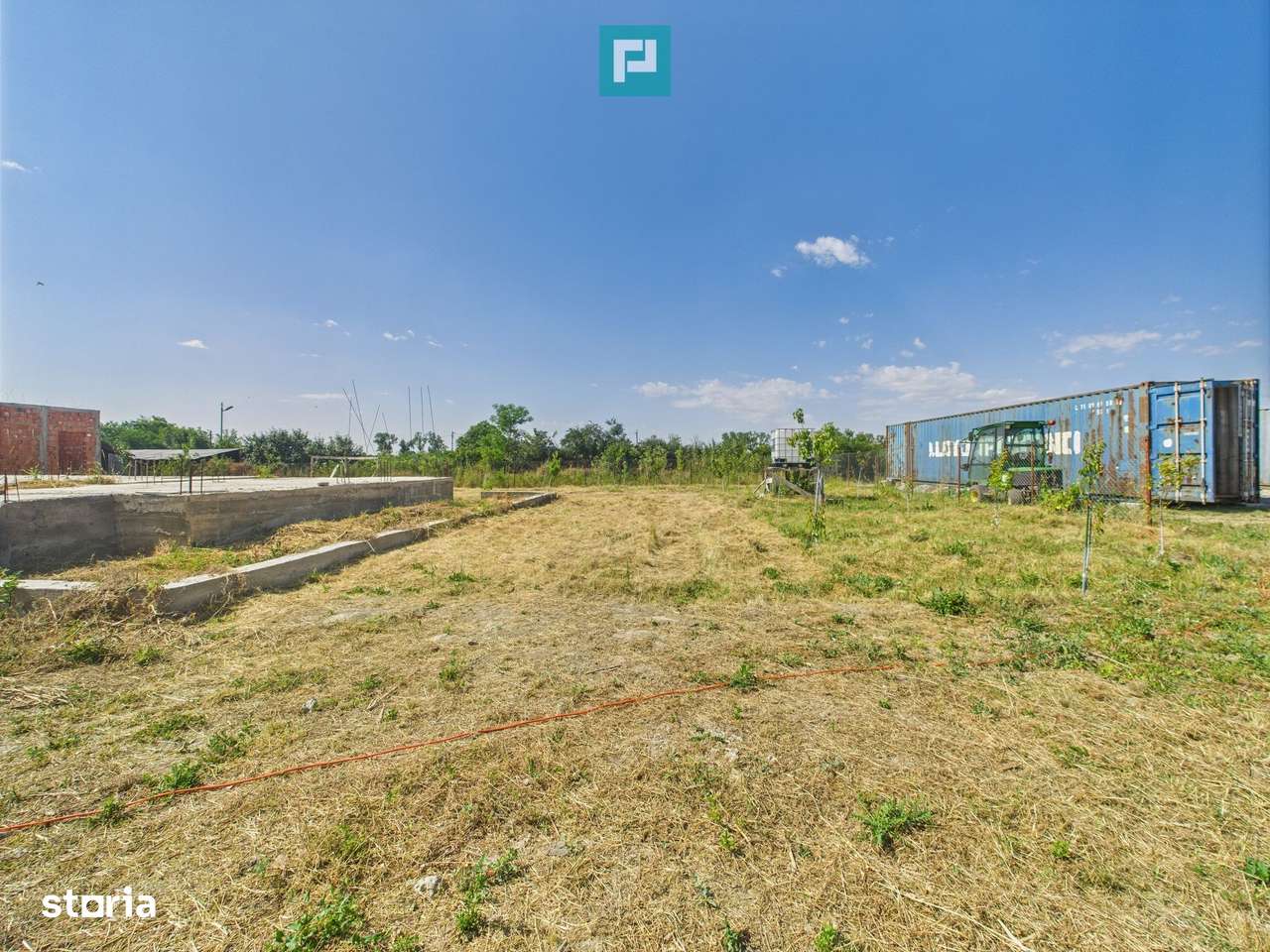 Teren 1000 mp Uliuc, cu fundație și proiect casă - Imagine principală: 5/7