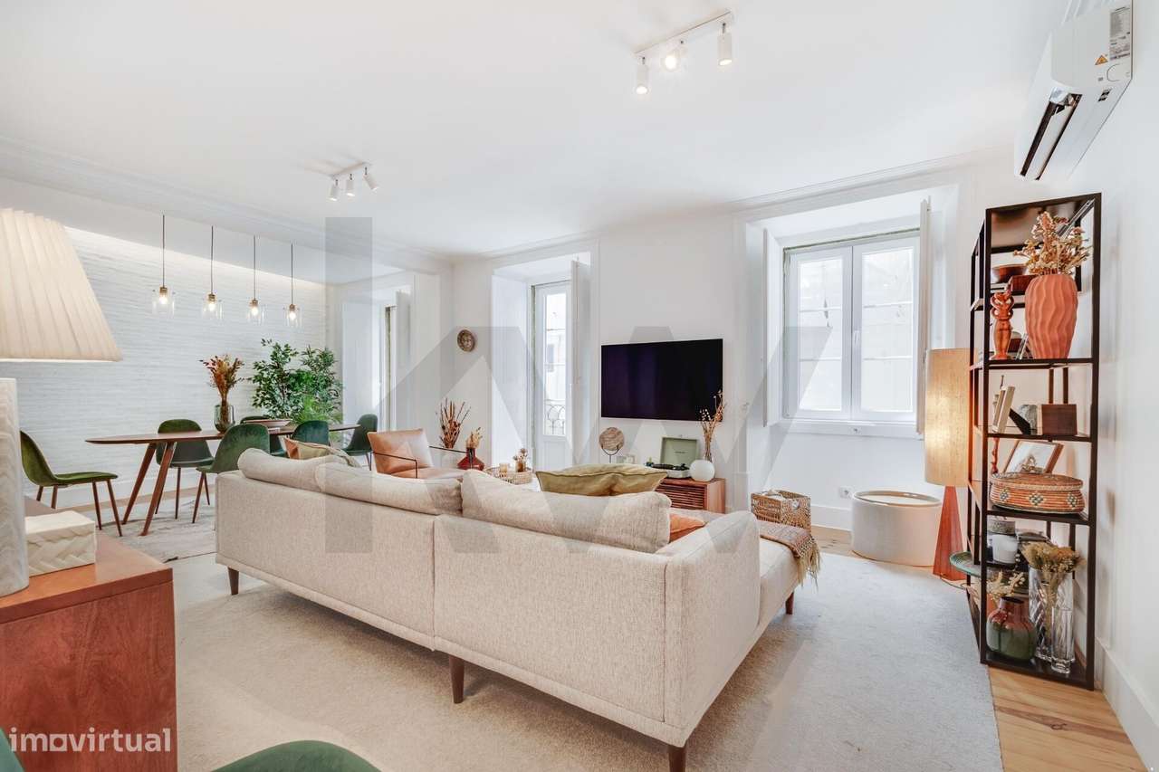 T3 Remodelado com Luz e Charme  no centro de Lisboa - Grande imagem: 4/33