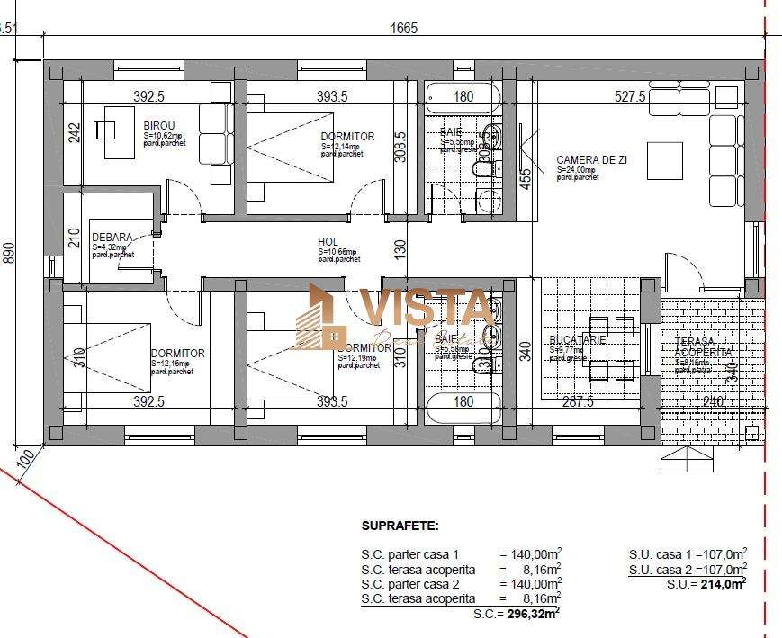 Casa individuala, predare Ianuarie 2026, teren 500mp, toate utilitatil - Imagine principală: 3/6