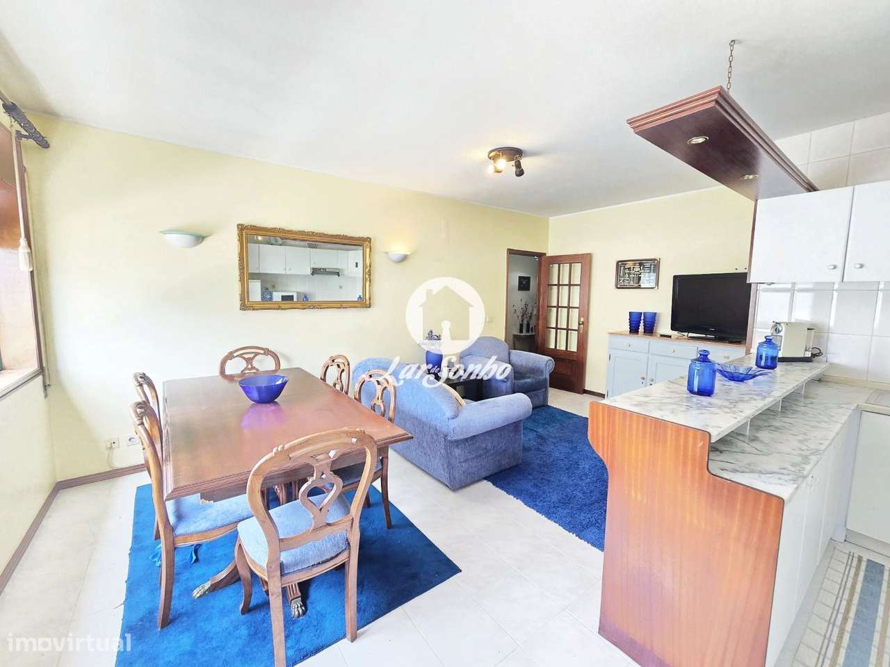 Apartamento T1+1 com garagem para 2 carros, 1º linha de Mar, Aver-o... - Grande imagem: 3/12