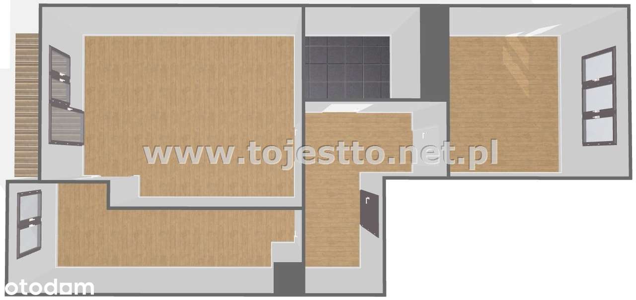 Mieszkanie na Drugim piętrze, ul. Polna, 53m2-0