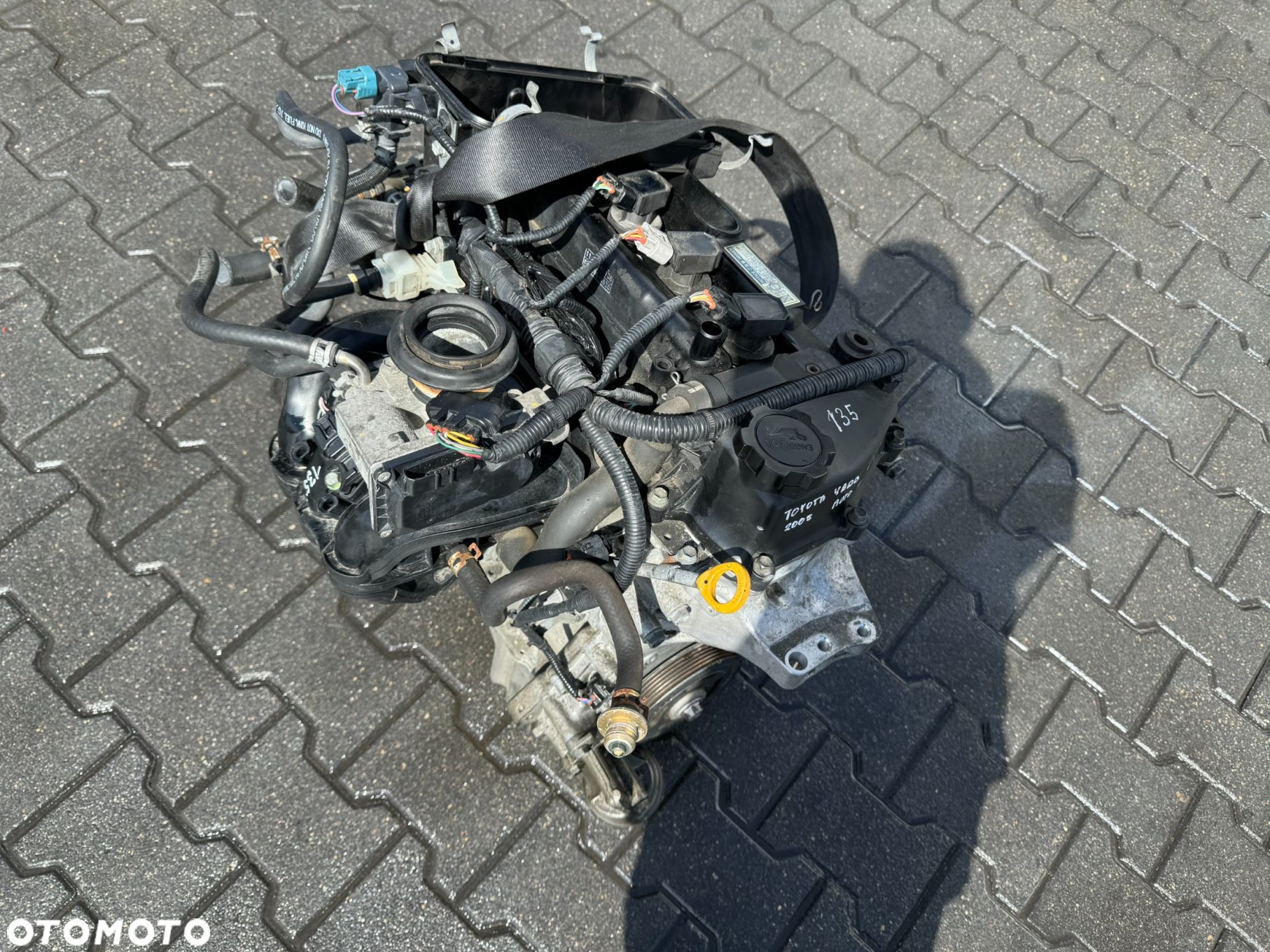 SILNIK KOMPLETNY 1.0 12V 1KR TOYOTA YARIS 2008 (AUTO) - 5