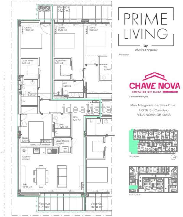 Apartamento T2 NOVO | Canidelo | Varanda e Lugar de Garagem-15