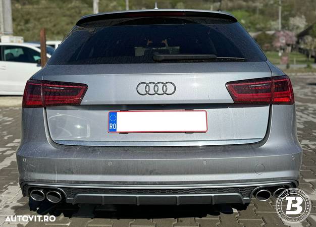 Difuzor Bara Spate compatibil cu Audi A6 4G Facelift S6 Design - 13