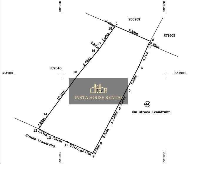 Teren 231 mp Bucurestii Noi / Regim de construire P+2E - Imagine principală: 1/5