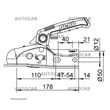 Cupla AK 270 / AK 300,piese pentru remorci,accesorii remorca - 2