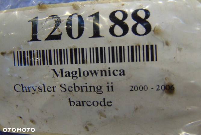 CHRYSLER SEBRING II MAGLOWNICA P04764995AI - 8