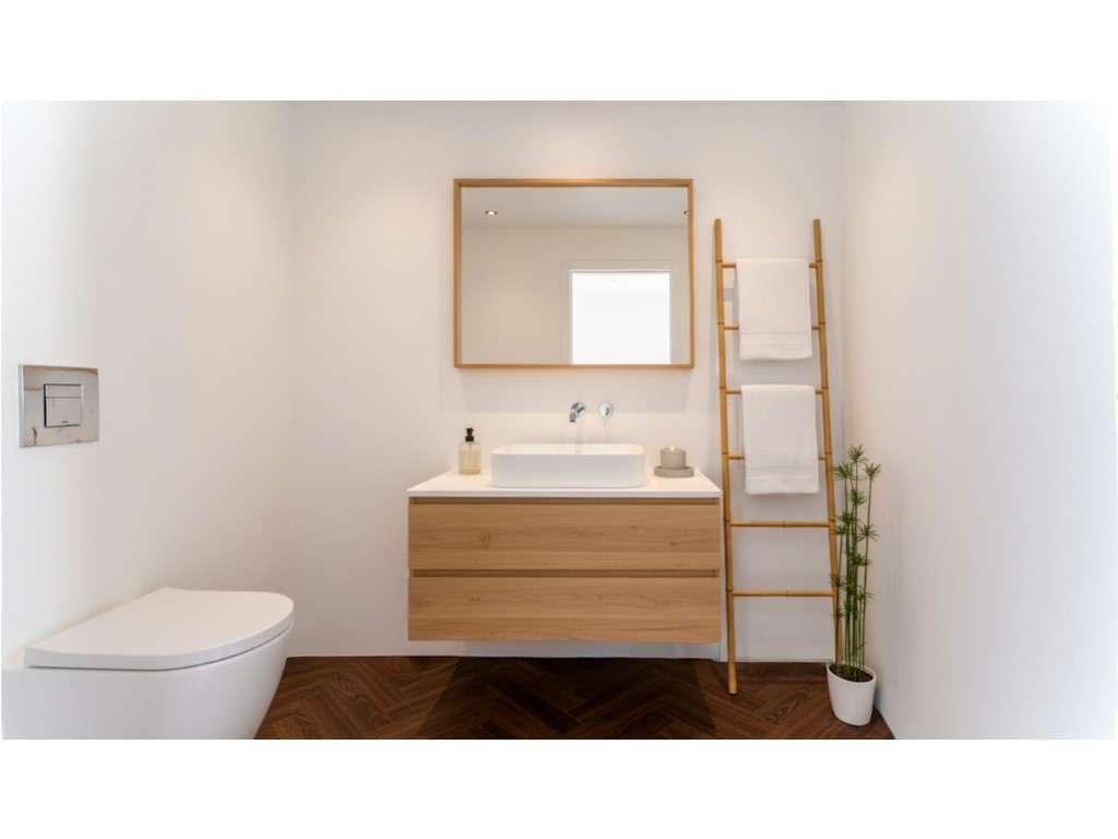 Edifício 'Claraval 123'- T2 remodelado em Alcobaça no Centro histórico - Grande imagem: 5/45