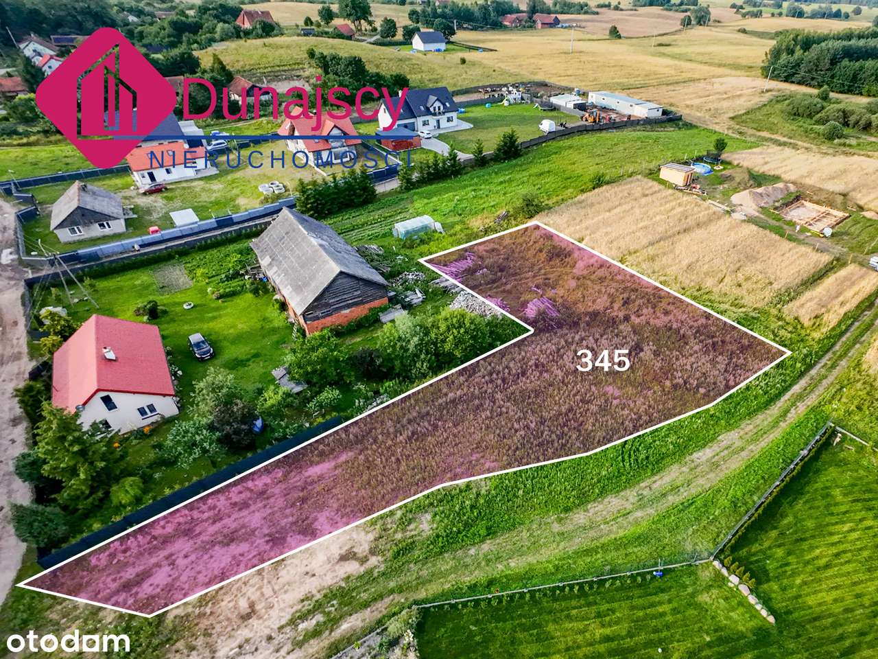 DZIAŁKA BUDOWLANA MPZP W CICHYM I SPOKOJNYM MIEJSCU POD DYWITAMI - Pełny obrazek: 4/17