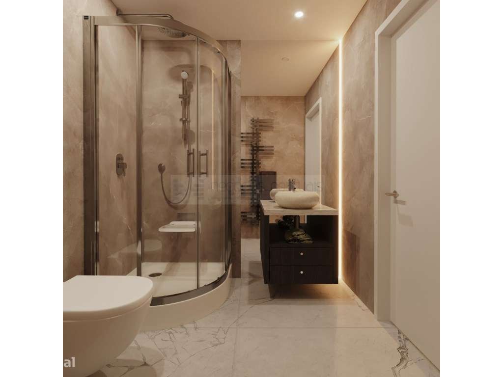 Apartamento T3 em condomínio privado com piscina-11