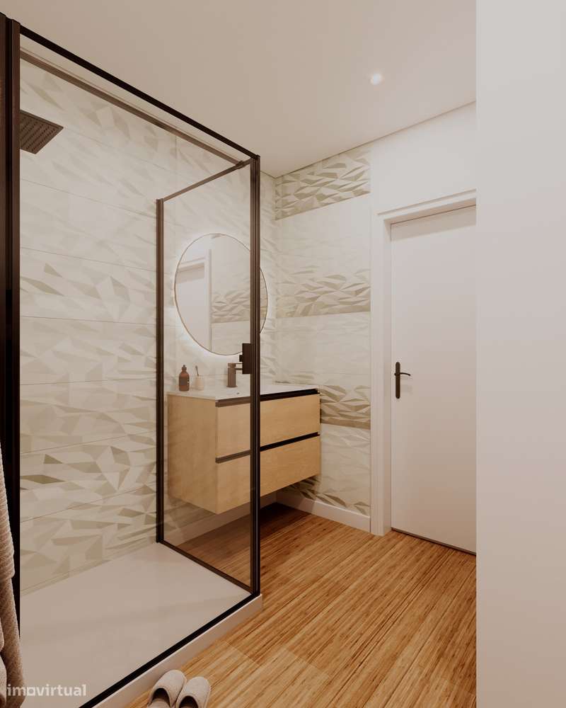 Apartamento T2 renovado no centro da Malveira-6