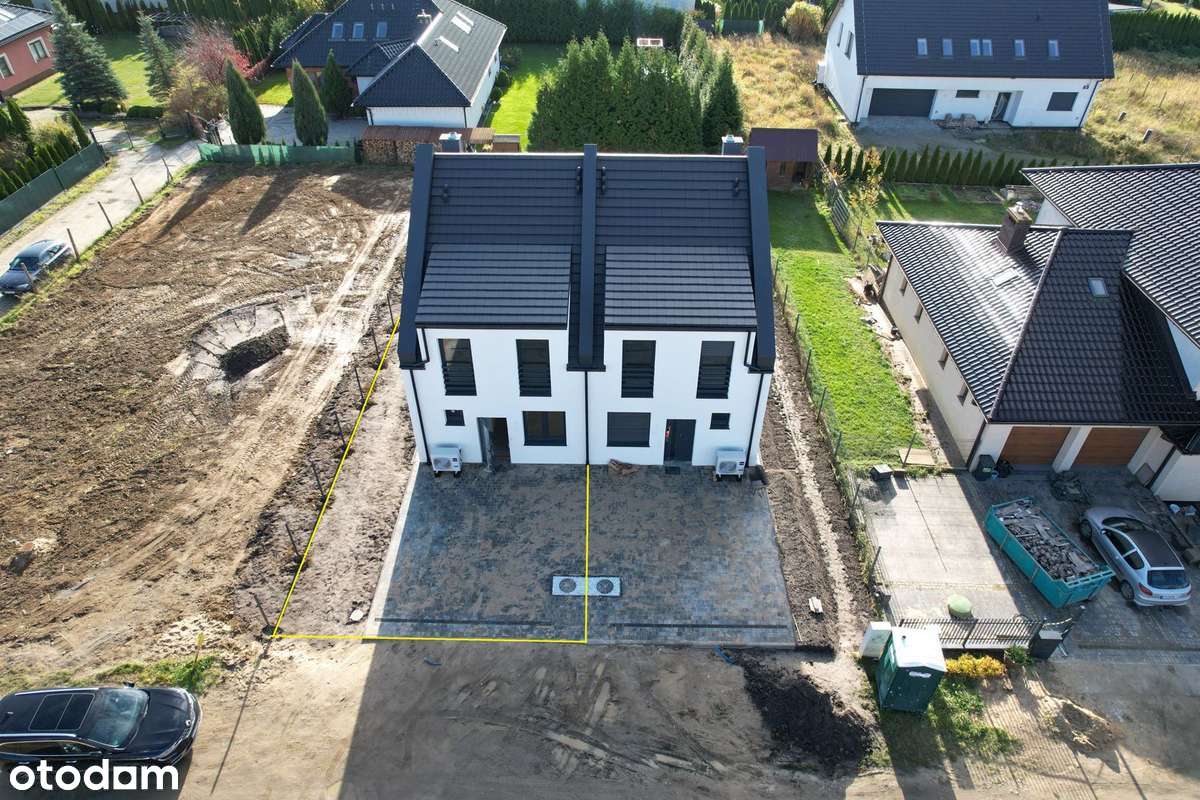 Nowoczesny dom w zabudowie bliźniaczej — Mierzyn - Pełny obrazek: 4/14