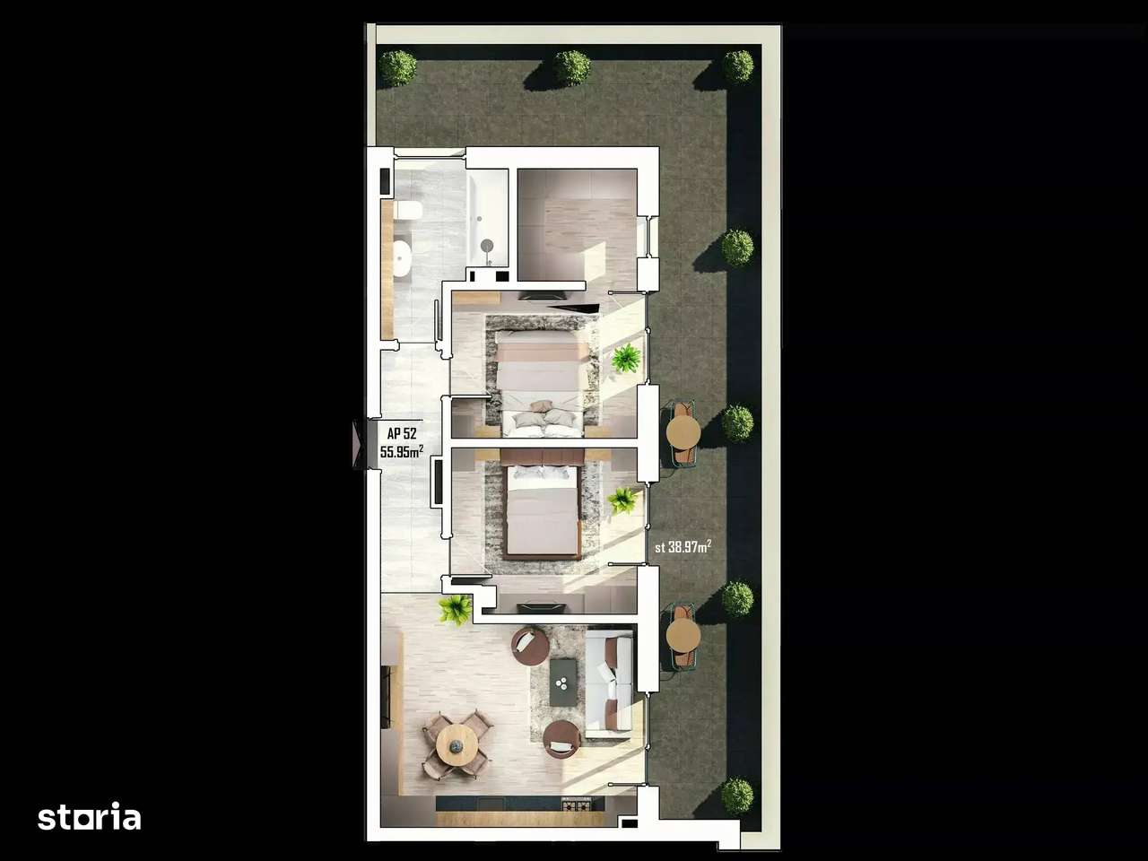 Apartament 3 camere , ESTIMO Apahida - Imagine principală: 2/12