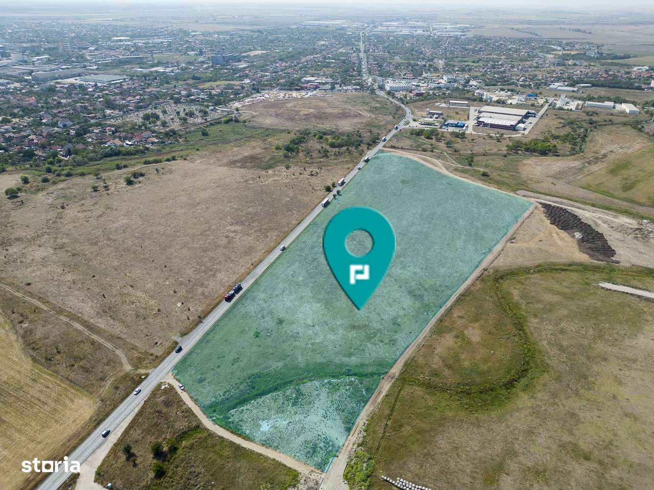 TEREN INTRAVILAN CENT NORD ARAD KM 548+273 PUZ APR - Imagine principală: 1/8