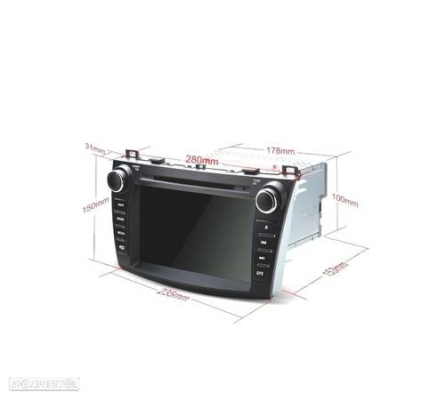 AUTO RADIO DVD GPS ECRA TÁCTIL 8" PARA MAZDA 3 CON CANBUS Y MANDOS DE VOLANTE - 4