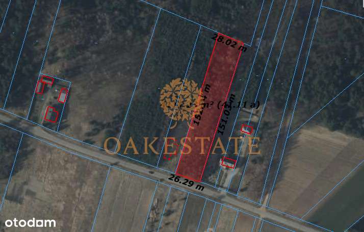 działka 4100 m2 rolno-budowlana - Pełny obrazek: 4/6