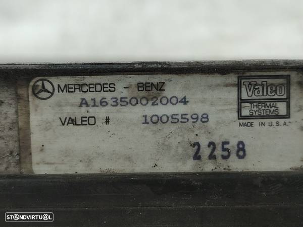 Radiador Da Água Mercedes-Benz M-Class (W163) - 5