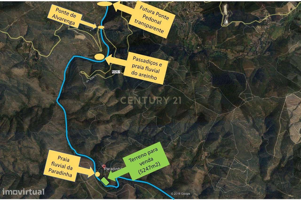 Terreno junto ao Rio Paiva - Grande imagem: 4/11