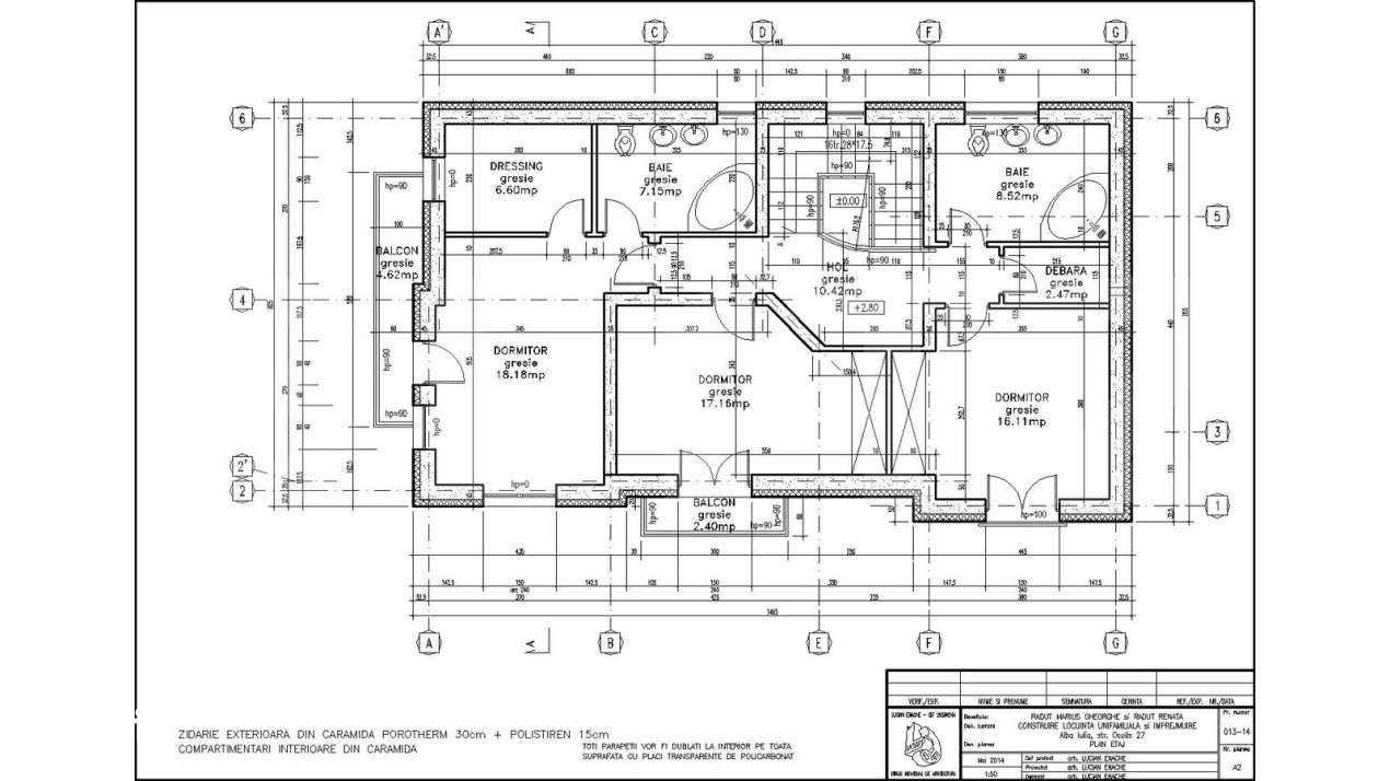 Casa la rosu YTong, de vanzare, cu 4 camere si garaj, zona Micesti - Imagine principală: 5/6