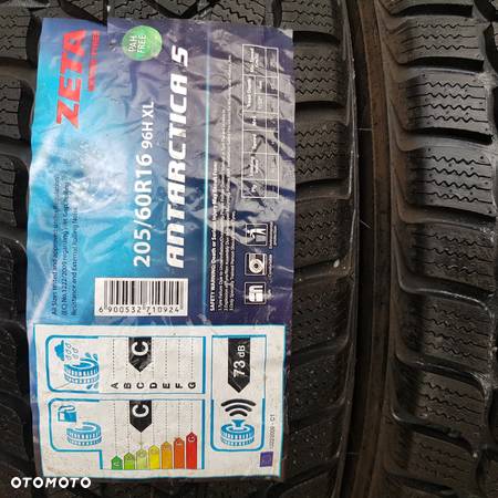 4x 205/60R16 Zeta Antarctica 5 Komplet opon zimowych Poznań - 2