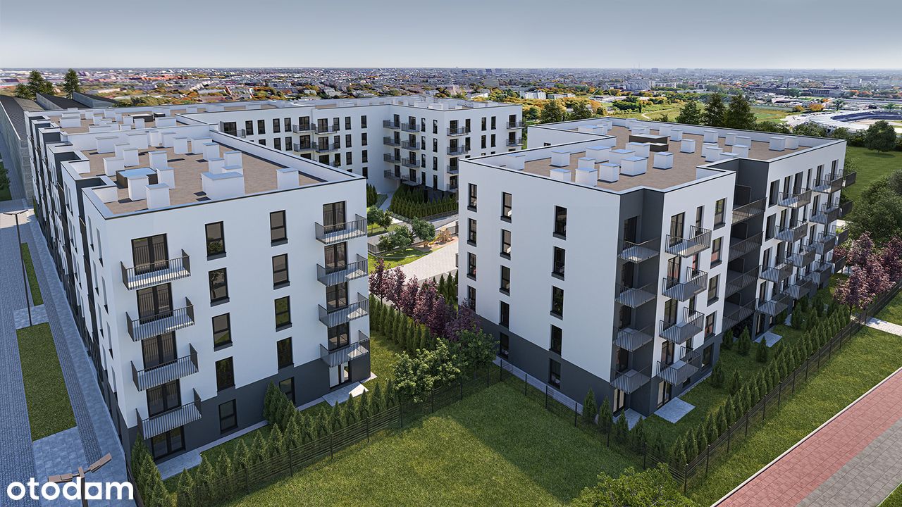 3-pokojowe mieszkanie 45m2 + balkon