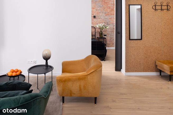 Loft w centrum Sosnowca - piękny apartament z oddzielną sypialnią