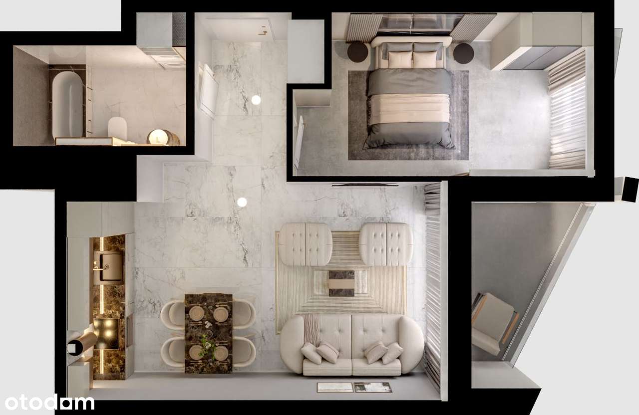 2 pokoje z widokiem na zatokę – Redłowo - Pełny obrazek: 4/9