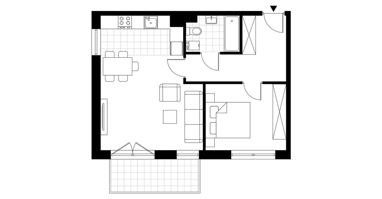 Apartamenty Liściasta | mieszkanie 2-pok. | 2 - Pełny obrazek: 4/7