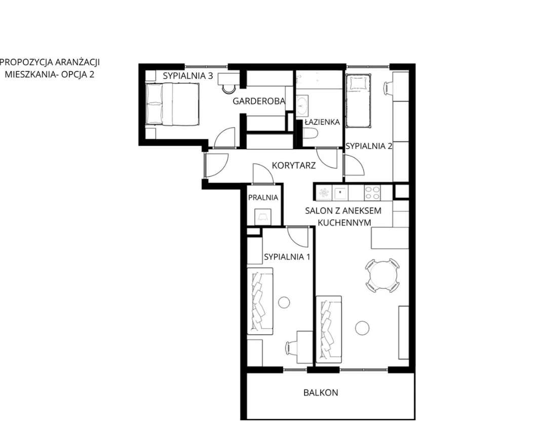 Apartament MARZEŃ z DUŻĄ loggią idealny dla RODZINY-14