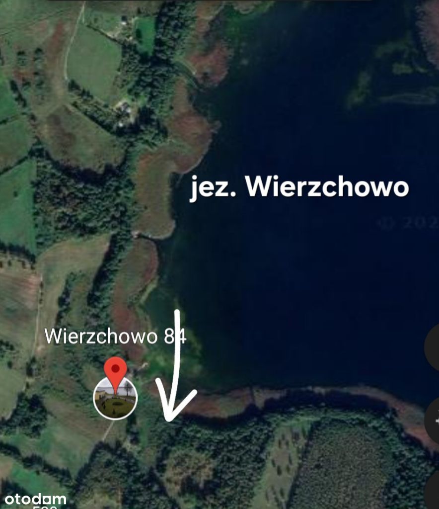 Działka nad samym jeziorem, Wierzchowo!