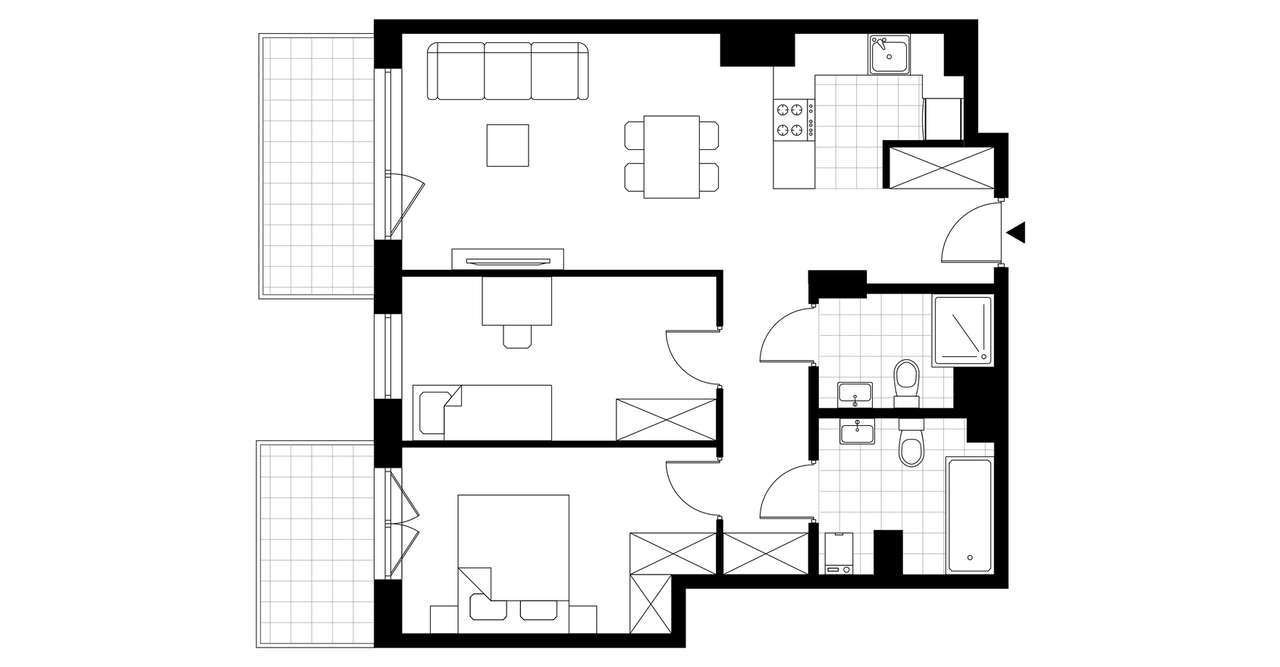 Osiedle Łososiowa | mieszkanie 3-pok. | 104 - Pełny obrazek: 3/6