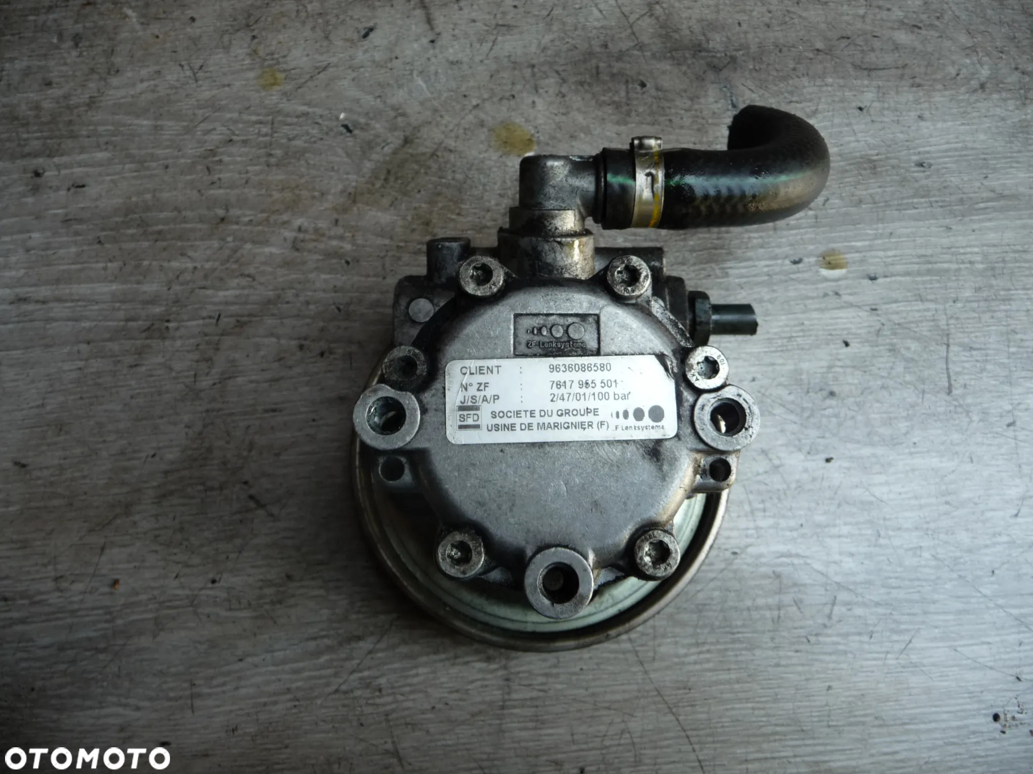 STAN BDB CITROEN C5 I 01-08 1.8 2.0 HPI POMPA WSPOMAGANIA 9636086580 - 6