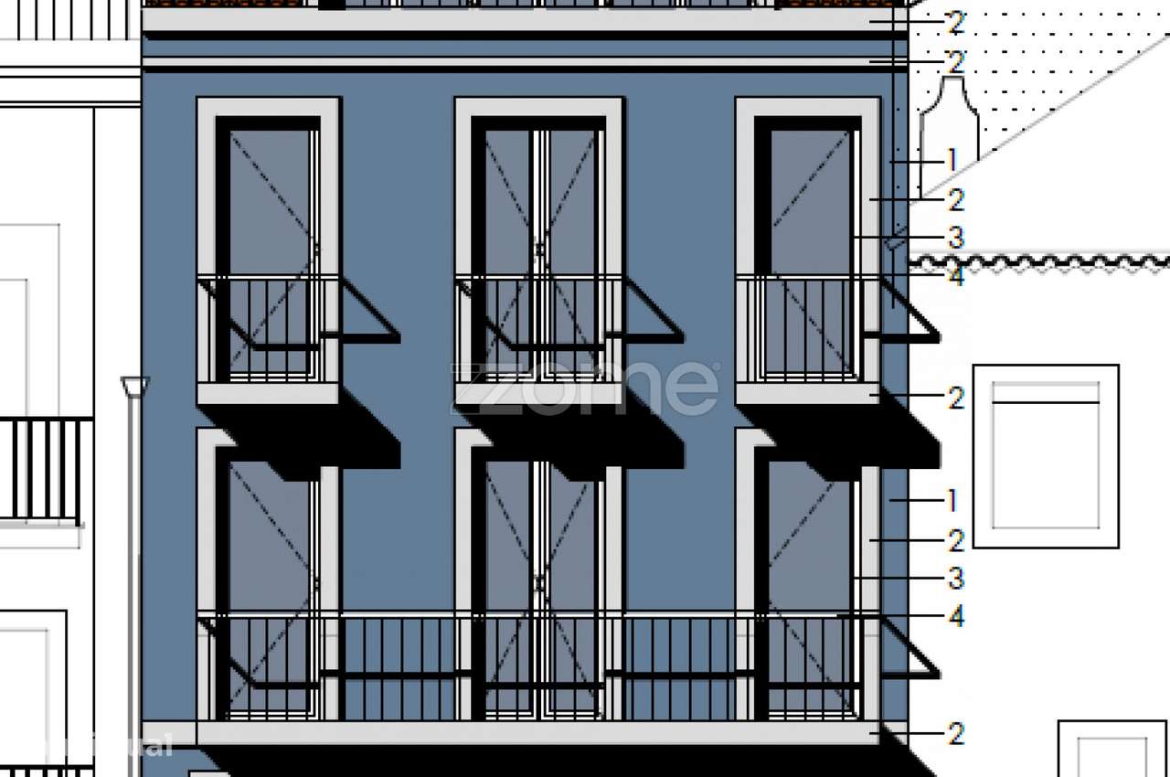 Apartamento T2 c/Terraço - Grande imagem: 1/2