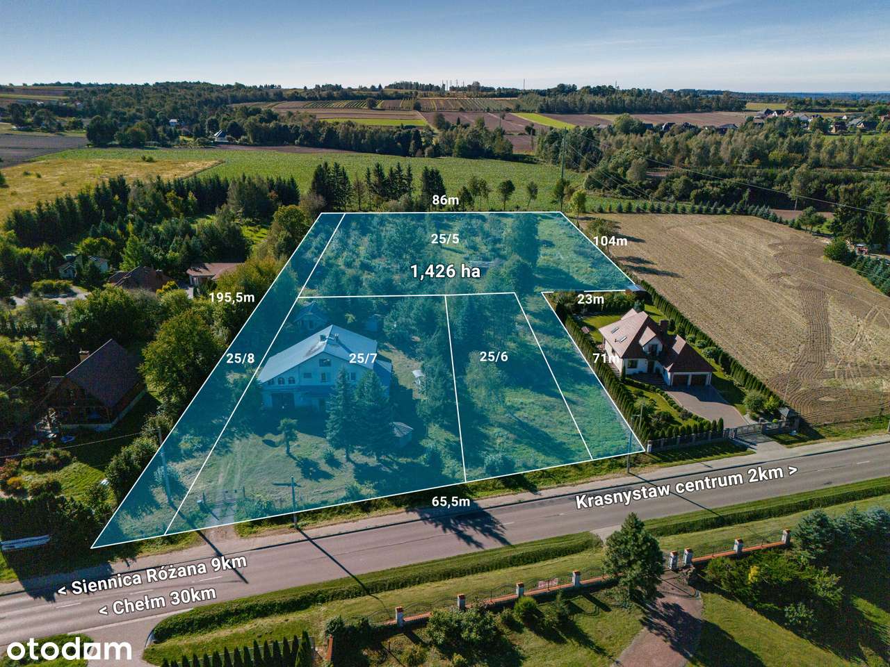 Dom 150 m2, działka 24 ary, Krasnystaw ul. Witosa - Pełny obrazek: 4/8