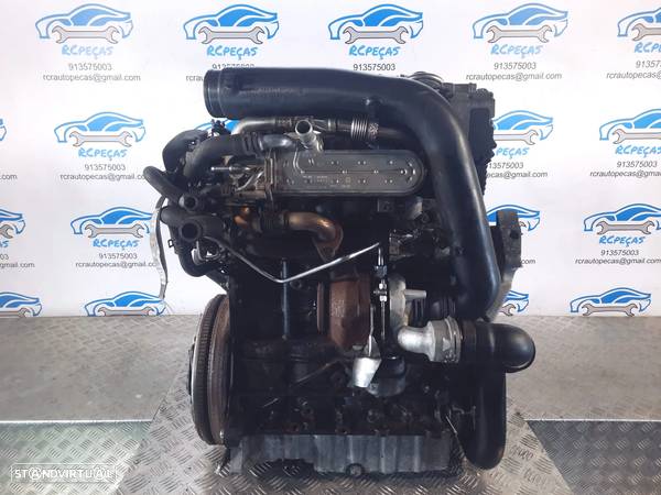 MOTOR COMPLETO 1.9 TDI 8V 105CV BKC SKODA OCTAVIA II 2 MK2 VW VOLKSWAGEN GOLF V 5 MK5 GOLF PLUS TOURAN AUDI A3 SEAT LEON ALTEA MOTOR ARRANQUE ALTERNADOR BIMASSA COMPRESSOR AR CONDICIONADO BOMBA DIREÇÃO TURBO INJETOR BLS BXE - 4