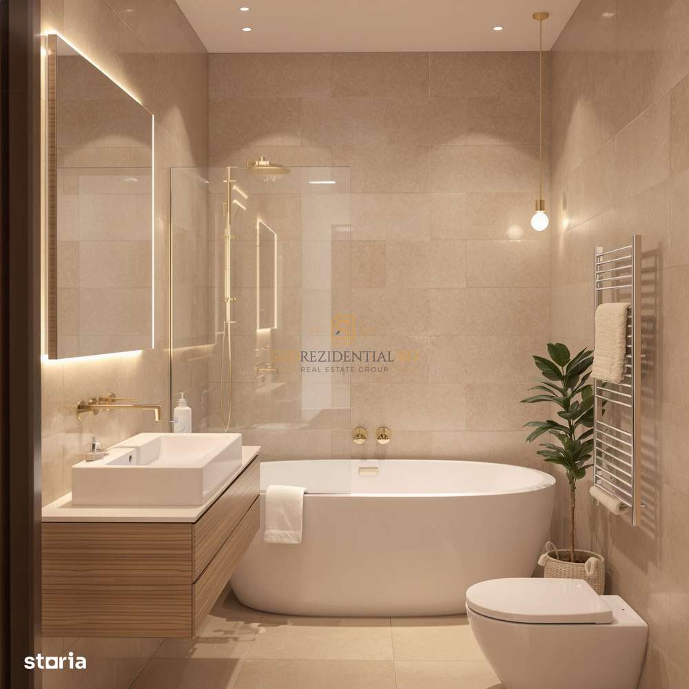 Apartament nou cu 2 camere si balcon generos, ansamblu rezidential, S4 - Imagine principală: 4/20