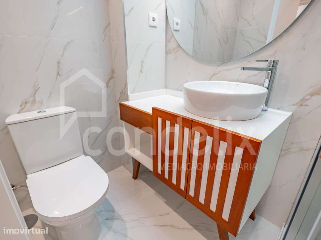 Moradia T3 com terraço, piscina e decoração de autor, Madalena-38