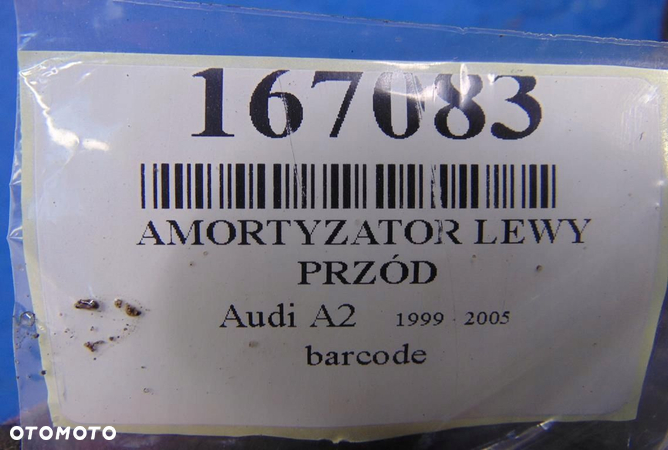 AUDI A2 1.4 BENZYNA AMORTYZATOR LEWY PRZÓD - 5