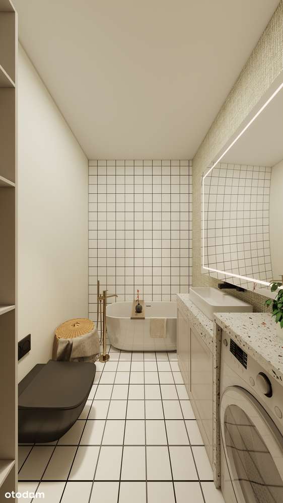 Nowoczesny szeregowiec w Miękini – funkcjonalny układ i ogródek-12