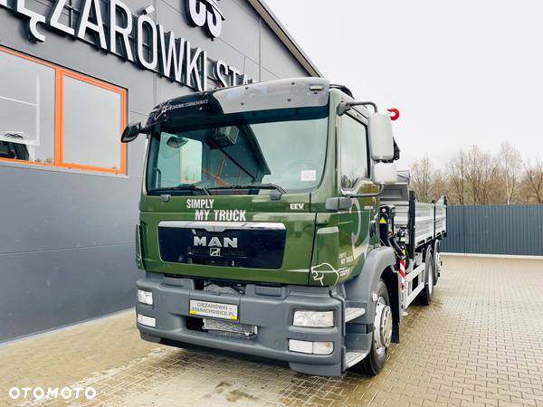 MAN TGM TGS 26.340 // wywrotka 3-S z HDS HIAB // kiper dzwig kran crane // oś skrętna // 6x2 // 6x4 // - 3