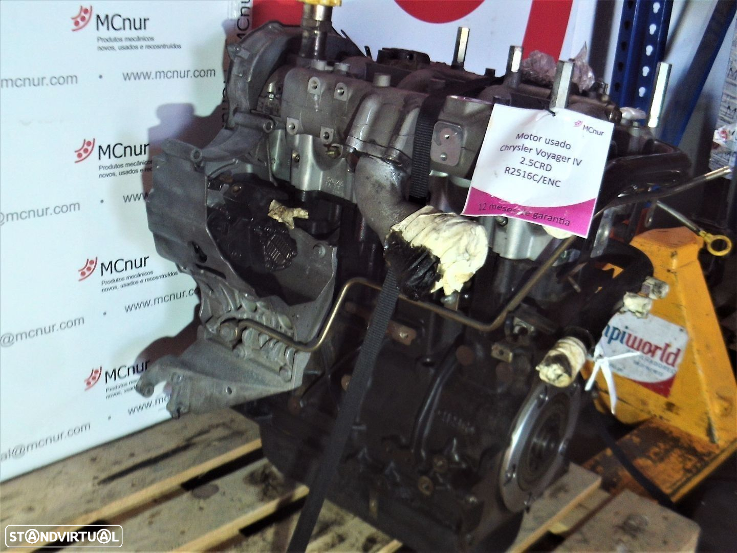 Motor completo Chrysler Voyager  Ref R2516C/ENC    ᗰᑕᑎᑌᖇ | Produtos Mecânicos ®️ - 8