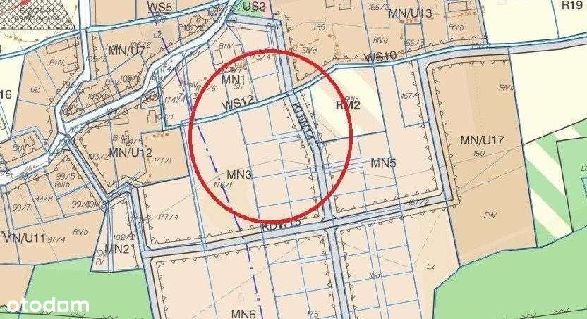 Działka budowlana,Kłopotów, ok.11 arów, - Pełny obrazek: 4/4