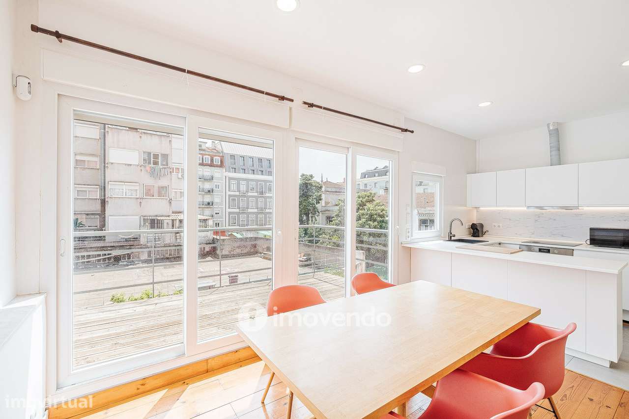 Apartamento T3 remodelado, mobilado e com cozinha equipada, Lisboa - Grande imagem: 2/51