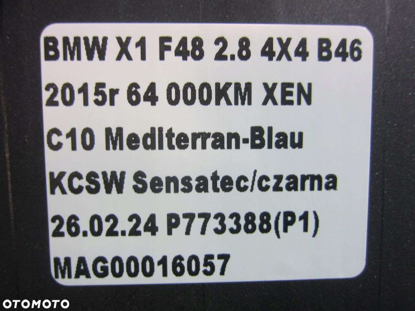 BMW X1 F48 B46 F45 F55 STEROWNIK MODUŁ PDC ASYSTENTA PARKOWANIA 6861026 - 5