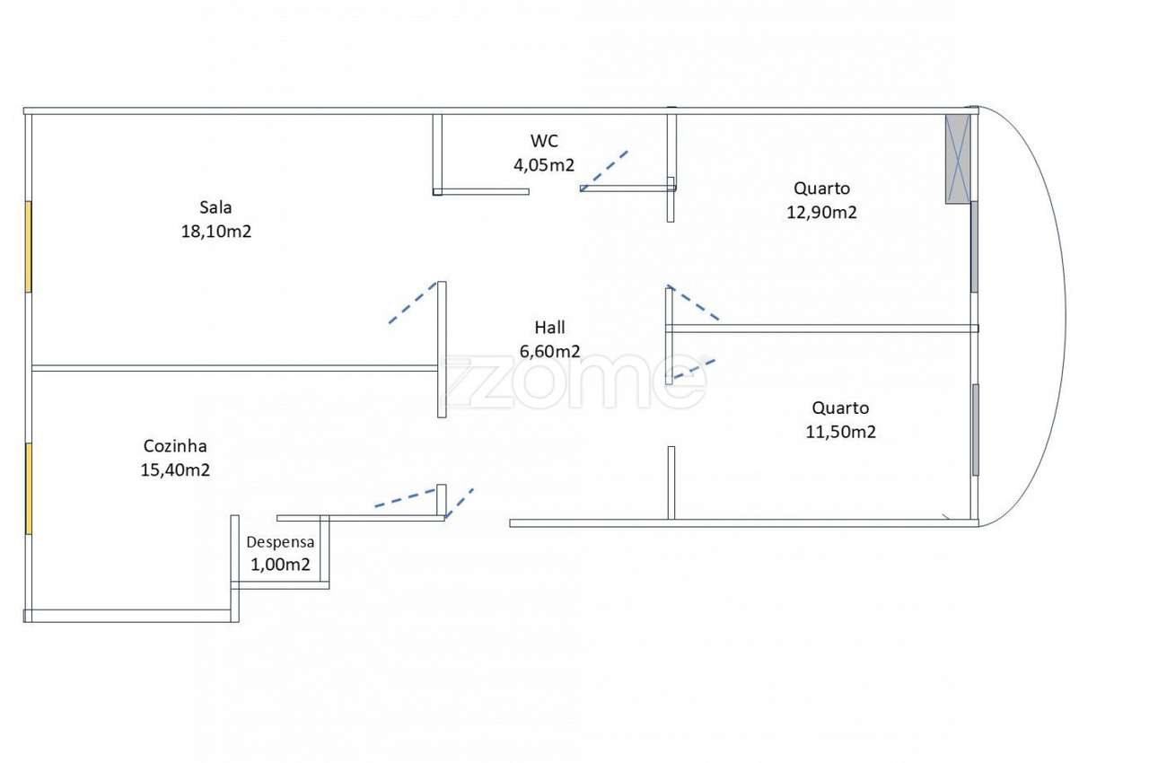 Apartamento T2 na Tapada das Mercês-38