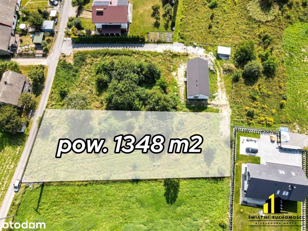 działka budowlana 1348m2 Bielsko-Biała, Hałcnów - Pełny obrazek: 3/11