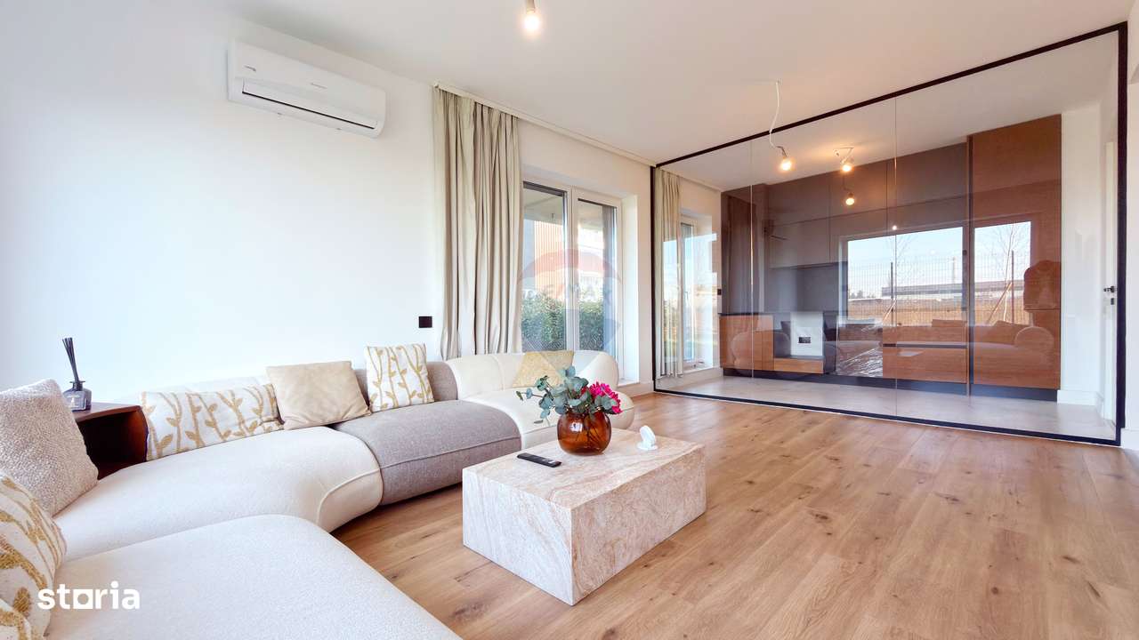 Apartament 3 camere cu Gradina | 207mp | Mobilat | Parcare | Piscina-16