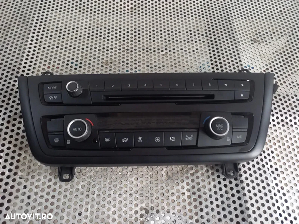 Panou Modul Clima Climatronic Interfata Radio CD Bmw F30 F31 - Dezmembrari Arad - 6